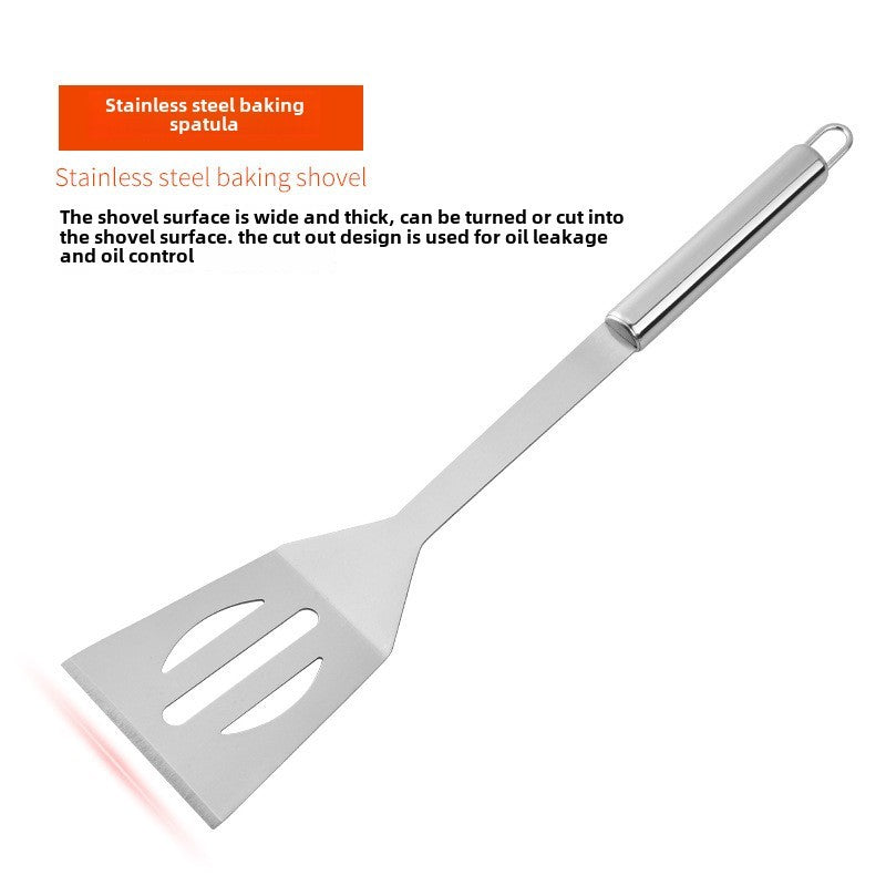 Stainless Steel BBQ Tool Set - Portable Grill Utensils in Oxford Cloth Bag, Complete Outdoor Cooking Kit for Camping &