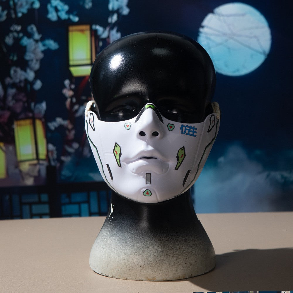 Red Lip Half-face COS Beauty Props Decoration Collection Half-face Decoration Mechanical Wind Adult Men's and Women's Masks