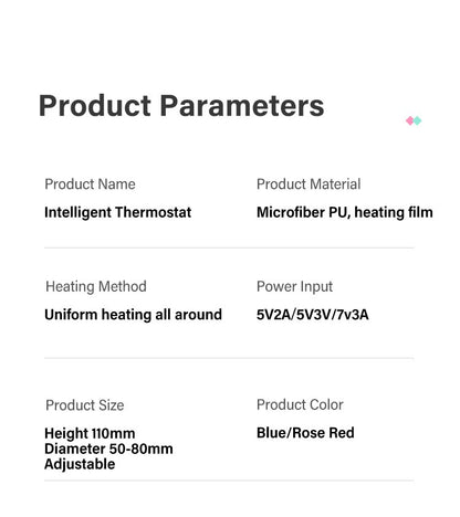 MAMIJOY  Portable Baby Bottle Warmer Feeding Bottle Heat Keeper Travel Warmer Cover USB Heater Outdoor Bottle Warmer