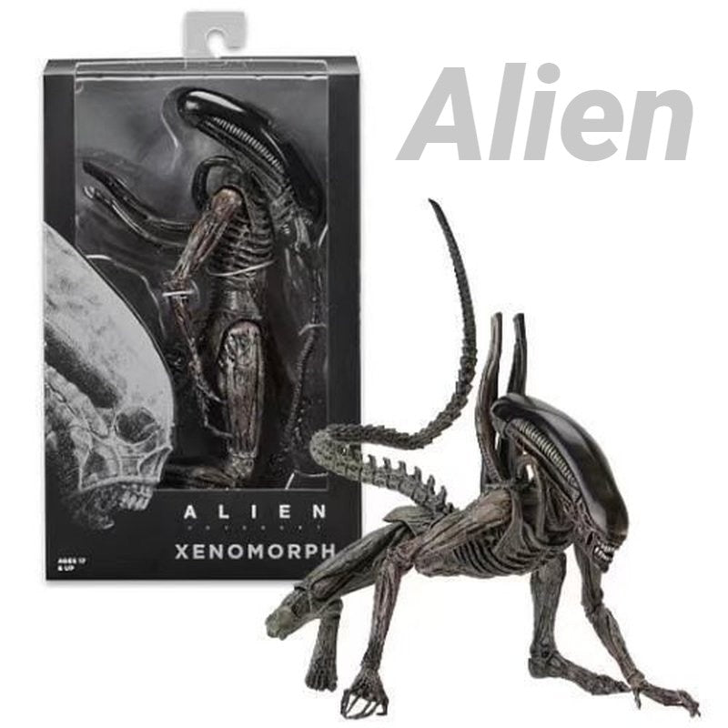 ?In Stock?NECA  Alien Contract Series Model Handheld Alien Set Doll Desktop Decoration Ornament Movie Accessories Action Figures