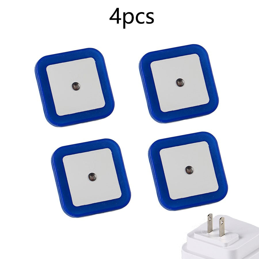 Plug in Dimmable Led Night Light with Auto Dusk to Dawn Sensor,for Hallway Bedroom Kids Room Kitchen Stairway?4Pack white light