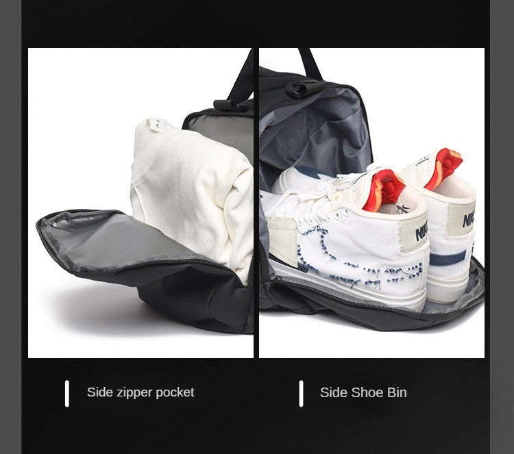 Customized Travel Bag Logo Large Capacity Storage Bag Men's Handheld Shoulder Bag Sports Gym Bag DIY