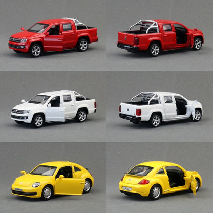 MSZ 1/43 Audi RS7 R8 RS5 Q7 Volkswagen T1 Bus Beetle Toy Car Model Diecast Metal Miniature Pull Back Collection Gift Children