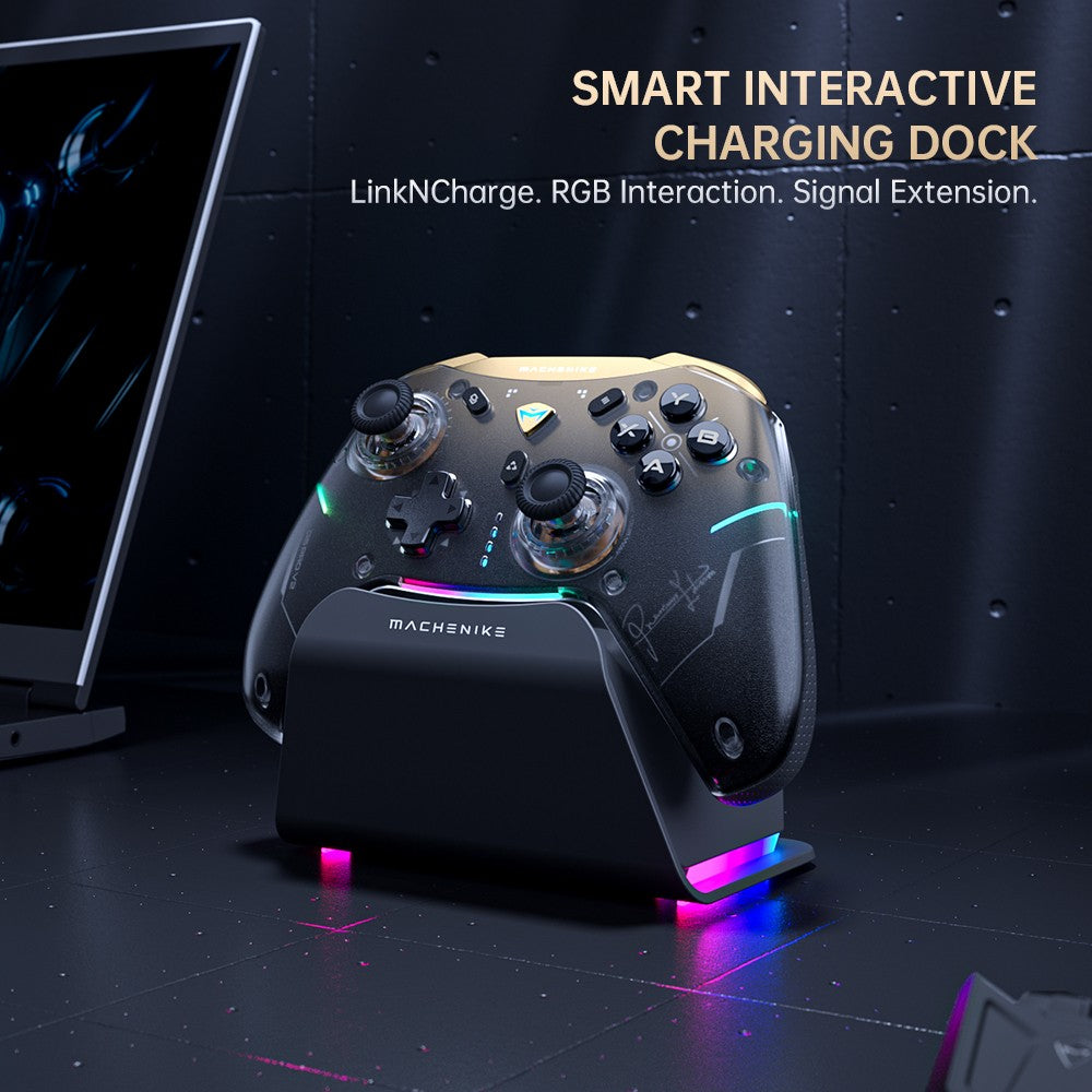 MACHENIKE G5Pro V2 Tri Mode Gaming Controller Optical Trigger ABXY Button Hot-Swappable Joystick 4K Resolution For Switch PC