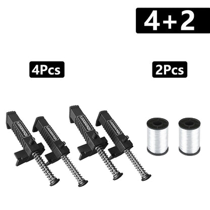 2-6pcs Gaveta de Fio para Assentamento de Tijolos Forro de Tijolos Parede de Tijolos Construtor de Fio Ferramenta de Construção Niveladores Corredor