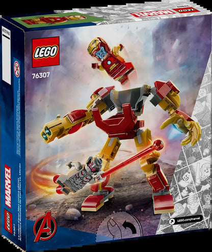 LEGO Marvel Série 76307 Homem de Ferro Mech Wars Ultron Blocos de Montar Quebra-Cabeça de Montagem Brinquedo Presente para Meninos