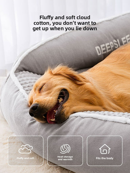 Nova Cama para Gatos Cama para Cães Canil Antiderrapante Inverno Quente Canil Pequeno para Cães Dormir Removível Lavável Almofada Macia para Filhotes Suprimentos para Gatos