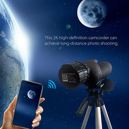 Ocular Eletrônica HD Wi-Fi de 4 Milhões de Pixels para Telescópio Óptico de 25mm-50mm e Câmera de Ocular Eletrônica de Microscópio