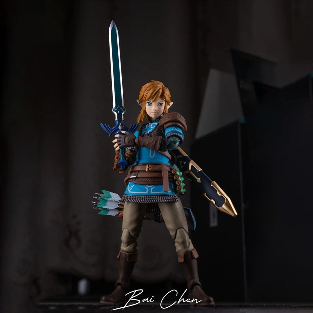 Boneco Articulado The Legend Of Zelda Tears Of The Kingdom Figma 626 Link Figures Breath Of The Wild Anime Figure Coleção Presente