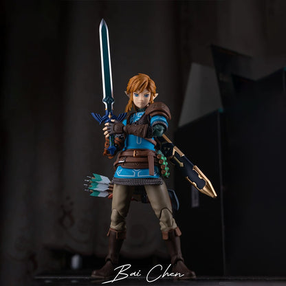 Boneco Articulado The Legend Of Zelda Tears Of The Kingdom Figma 626 Link Figures Breath Of The Wild Anime Figure Coleção Presente
