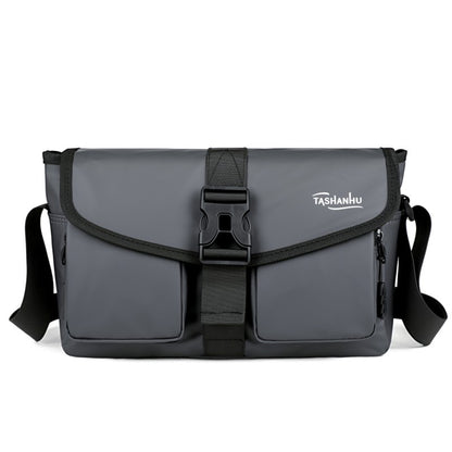 Men's Crossbody Bag Nylon Lightweight Chest Shoulder Bag with Zipper Pocket Waterproof Outdoor Travel Sport Messenger Bag
