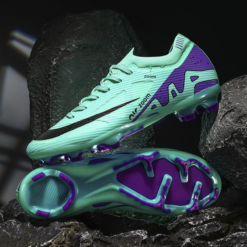 Men Football Shoes Cleats Outdoor Grass Society Training Match Football Field Boots Resistant Studded Soccer Shoes Sport Wear