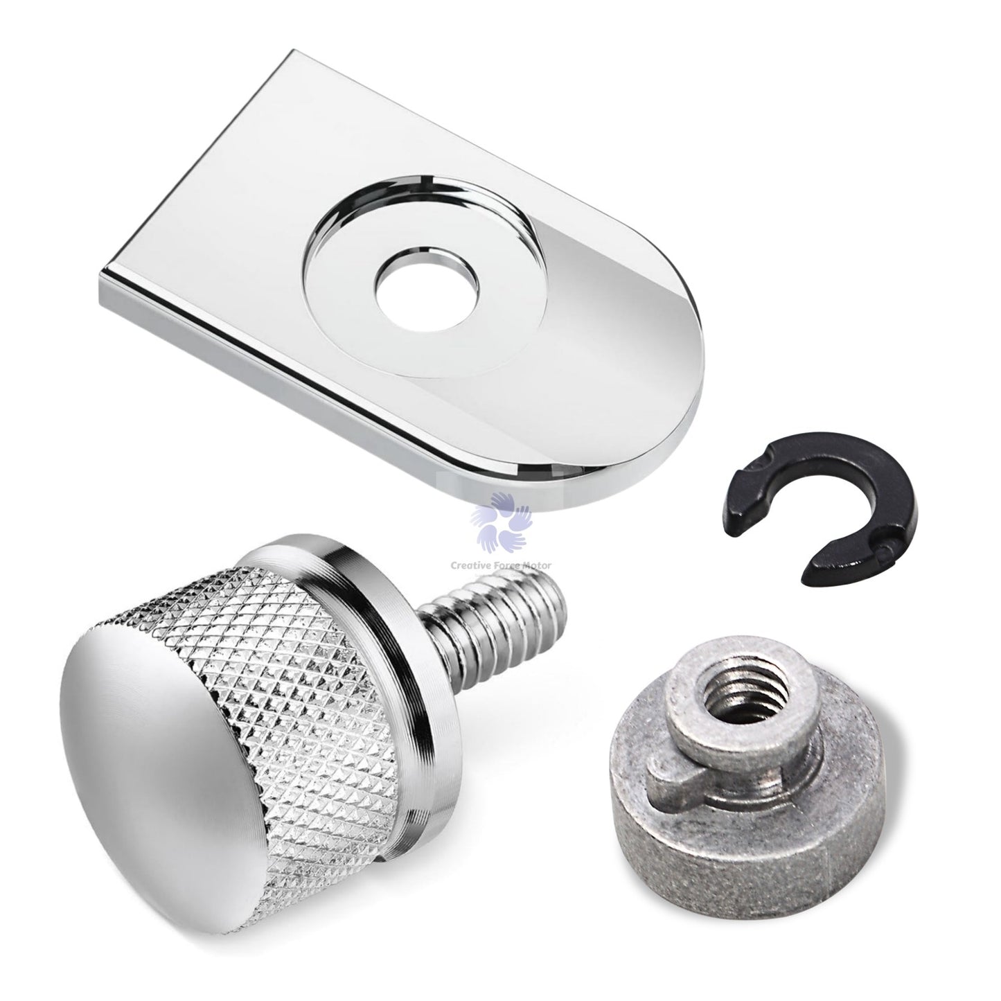 Rear Fender Seat Bolt Nut Tab Screw Motorcycles Mount Knob Cover For Harley Sportster XL Dyna Softail Breakout Touring Universal
