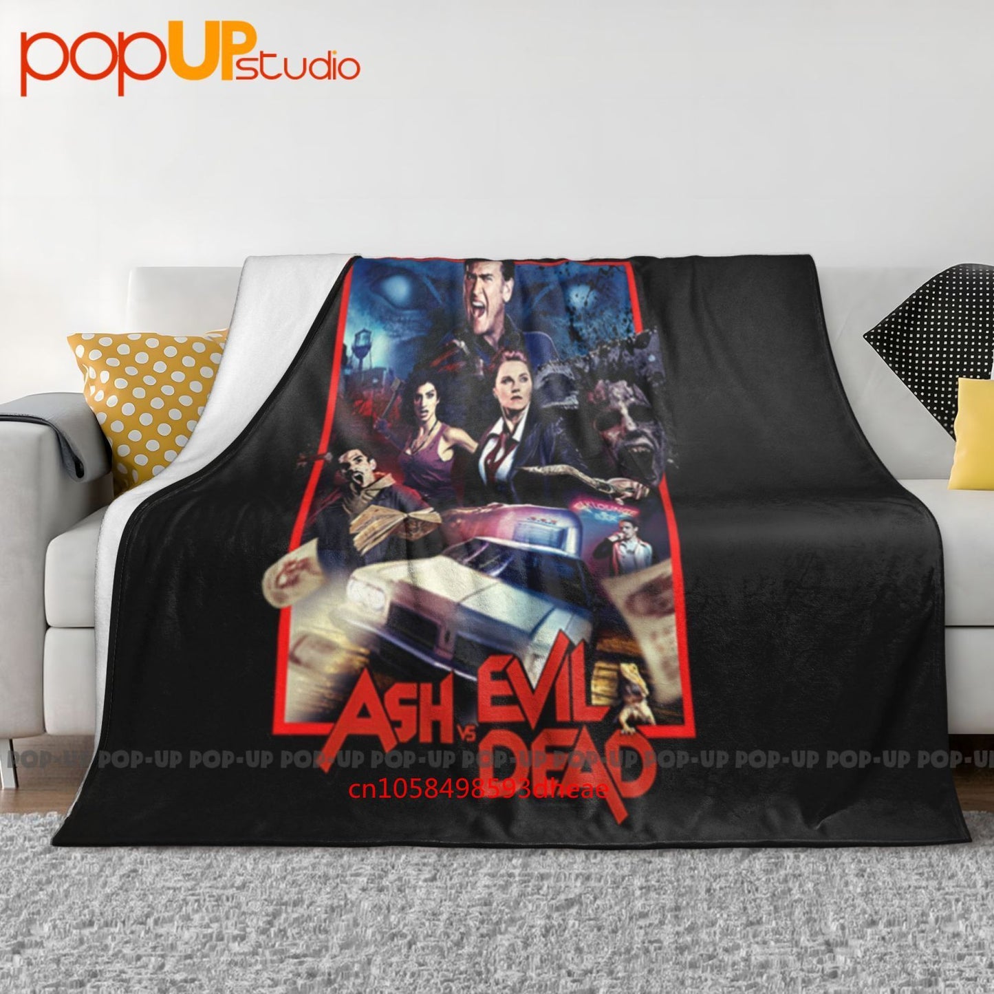 Manta Ultra-Macio Ash Vs Evil Dead Colcha de Inverno Capa de Sofá Capas de Cama