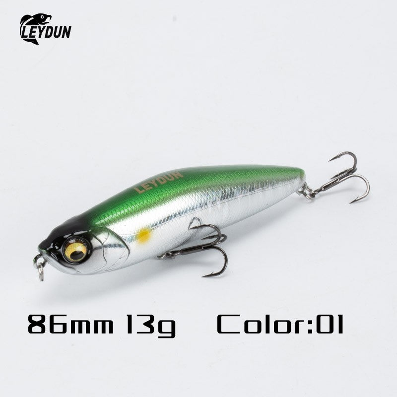 Iscas Artificiais Flutuantes LEYDUN Z-Claw Tipo Lápis 86mm 100mm 120mm Iscas Rígidas Topwater Stickbait de Superfície Boa Ação Wobblers para Robalos
