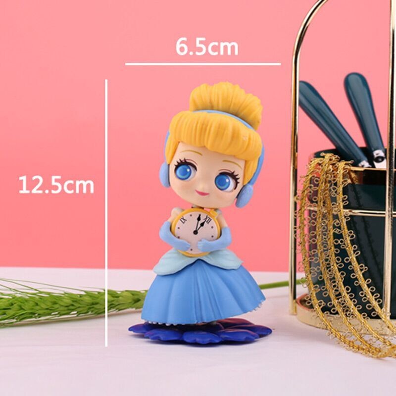 Princesa Disney Ariel Rapunzel Cinderela Sereia Anna Elsa Bela Sofia Branca de Neve Mulan A Pequena Sereia Bonecos Brinquedos Presente Infantil