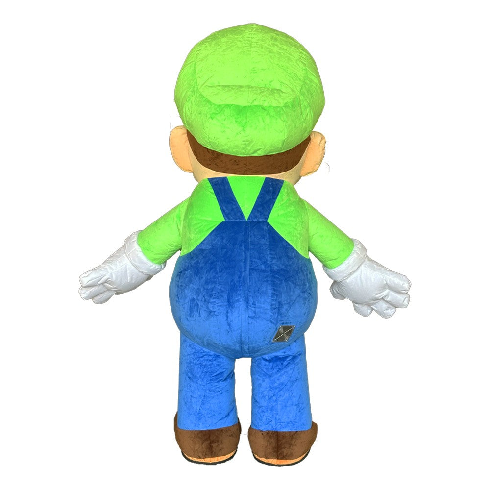 Craftsman Old Man Inflatable Clothing Mascot Parade Adult Character Cosplay Birthday Halloween Party Event Plush Set