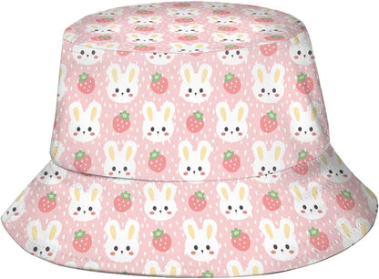 Easter Eggs 4 Bucket Hat for Women Men Summer Travel Beach Sun Cap Easter Hat Outdoor Fisherman Hat Unisex