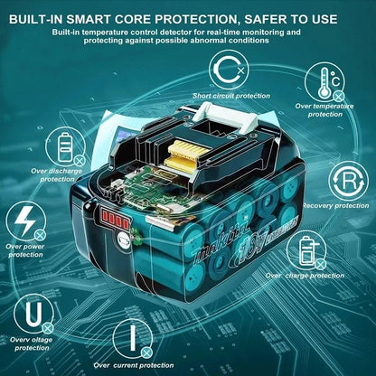 Bateria Recarregável Original Makita 18V 9Ah 6Ah 5Ah para Ferramentas Elétricas Makita Bateria de íons de lítio 18v de Substituição + carregador + furadeira elétrica