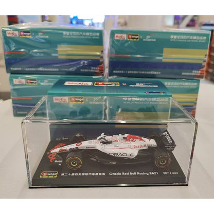Novo Em Estoque Bburago 1:43 2025 F1 Japão Red Bull Rb21 Modelos Miniatura de Liga Ferrari Sf25 #44 Rb21 Verstappen Mcl39 W16? Carro de Brinquedo