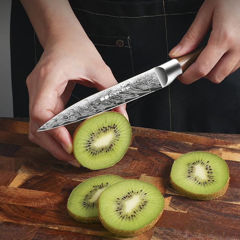 Japanese Style 4-Piece Kitchen Knife Set-Stainless Steel Chef Knives, Multifunctional Kitchen Knives for Home and Restaurant Use