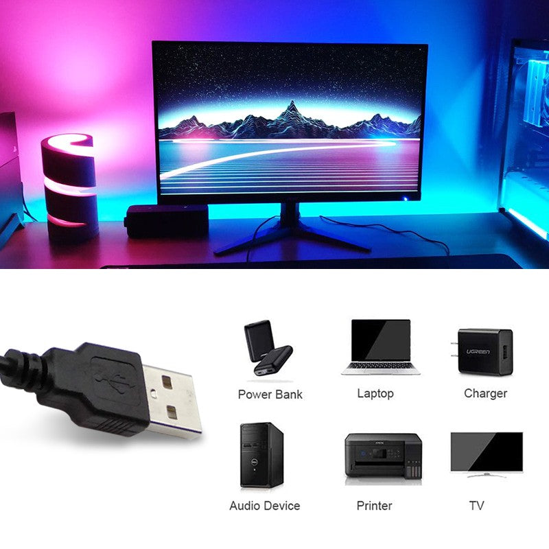 WIFI APP Control USB LED Strip Lights 5m 10m 20m Led Room Light Luces Led Tape for Alexa Home Room Bedroom Decor TV Backlight