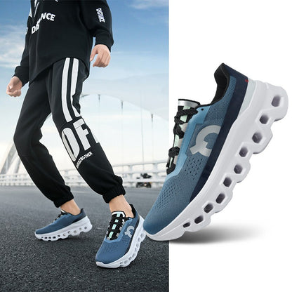 Tênis Masculino com Amortecimento para Corrida Tênis Esportivo Leve Casual Masculino Antiderrapante Tênis Esportivo para Viagens ao Ar Livre Caminhada