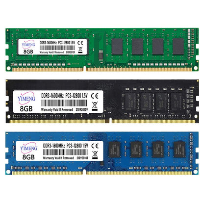 DDR3 DDR4 4GB 8GB 16GB Desktop Memory Ram PC4 1.2V 2133 2400 2666 3200Mhz PC3 1.5V 8500 10600 12800 Non-ECC DIMM Memories Ram