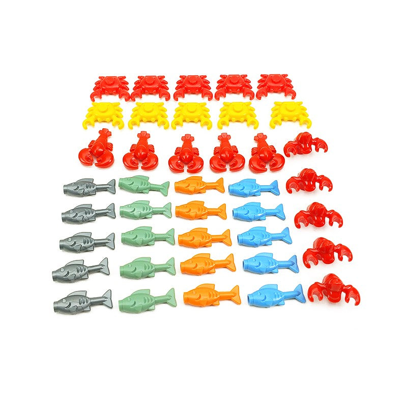 Creative DIY Model cute little Animal MOC Brick Building Blocks Pet Zoo Dog Duck Tortoise Penguin Cat Pig Bird Rabbit Toys