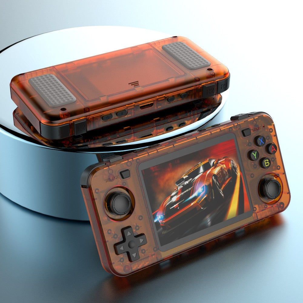 BOYHOM New Handheld Game Console 3.5-inch IPS Screen Linux RK3326 Retro Video Games Player 3000 mAh 64G