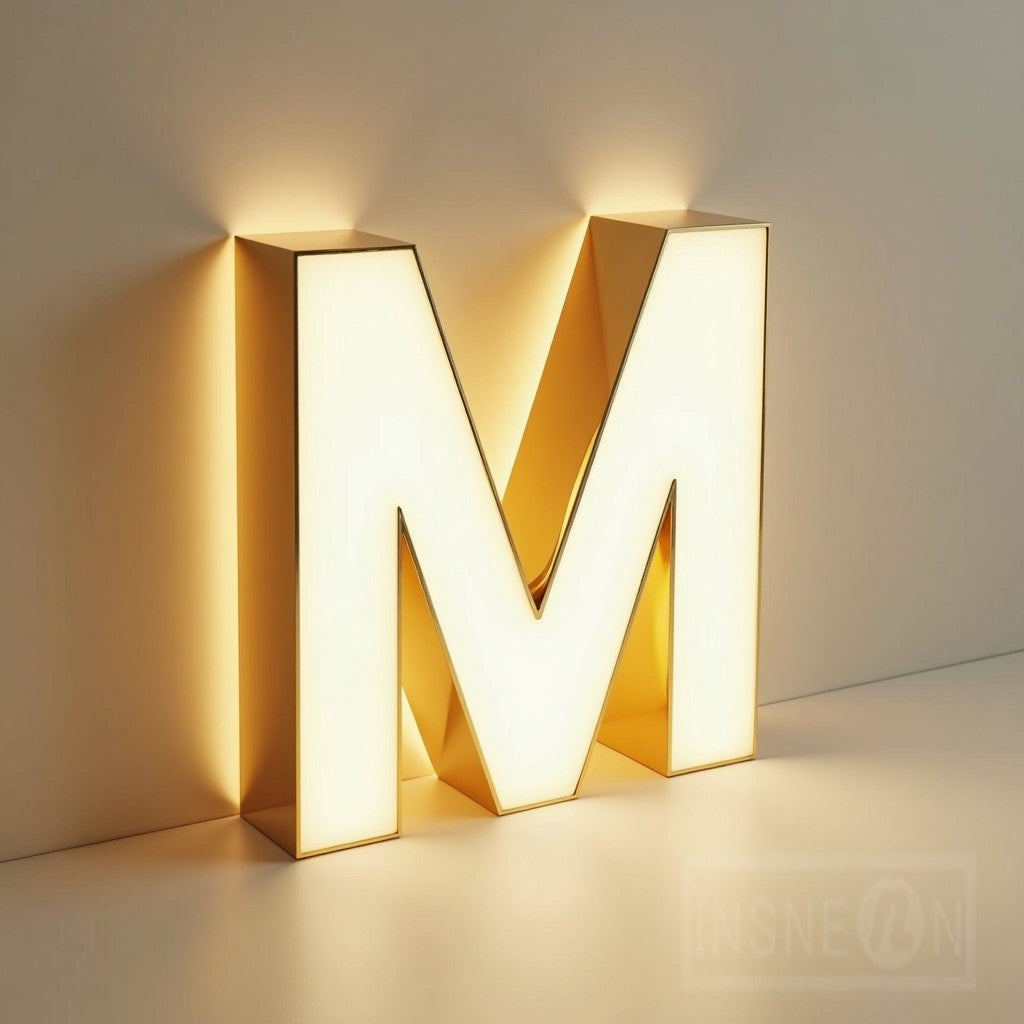 Luminous Letters Custom Logo Led Acrylic Signs Business Light Letter Advertising Luxury Brand Metal Sign Neon Wall Signboard 3d