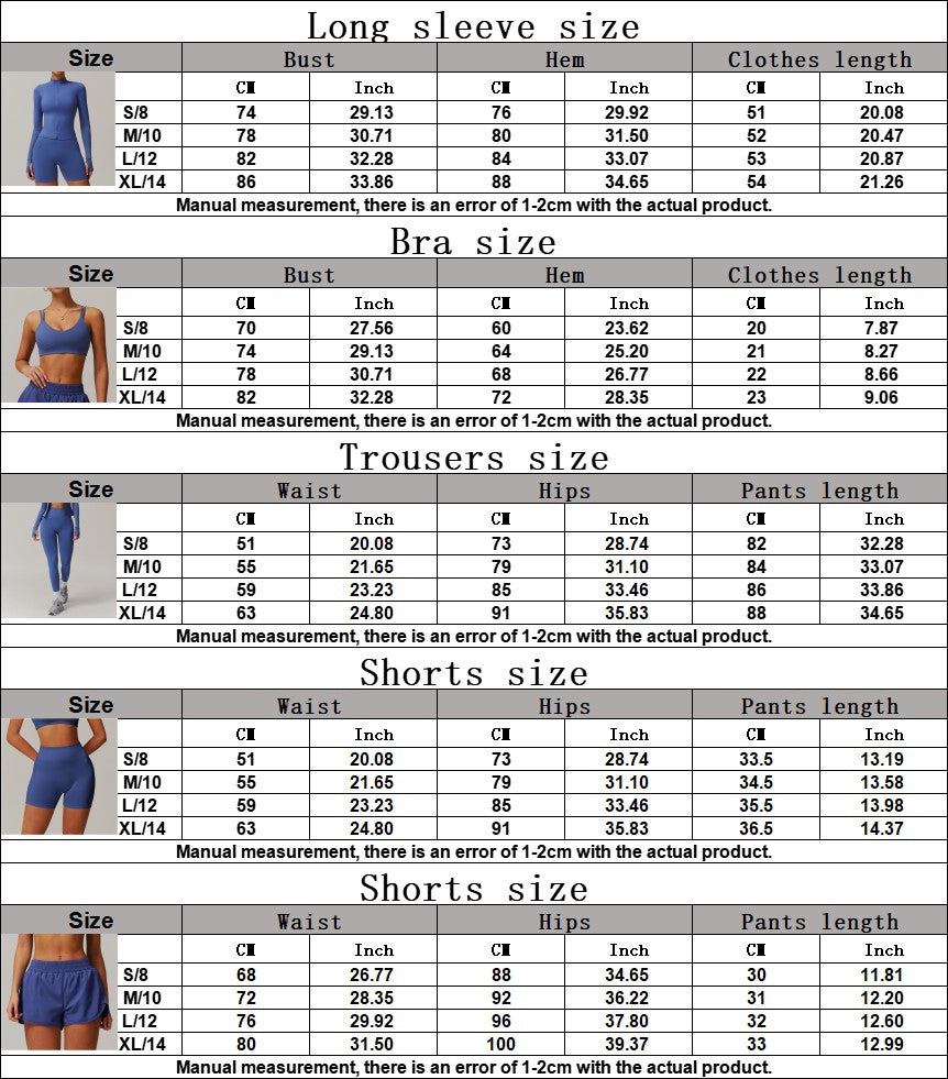 Yoga Suit 2PCS Sports Set Women Gym Set Women Tracksuit Running Workout Zipper Long Sleeve Shorts Yoga Clothing Athletic Wear