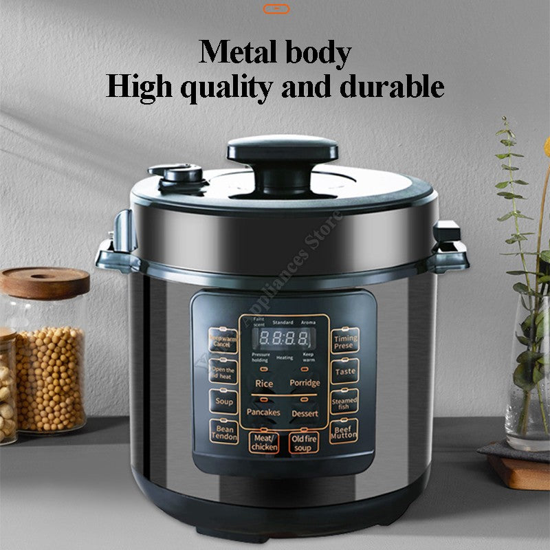 Panela de Pressão Elétrica 6L? Multicook 6 em 1 Panela de Pressão Panela de Cozedura Lenta Saltear Cozinhar a Vapor?