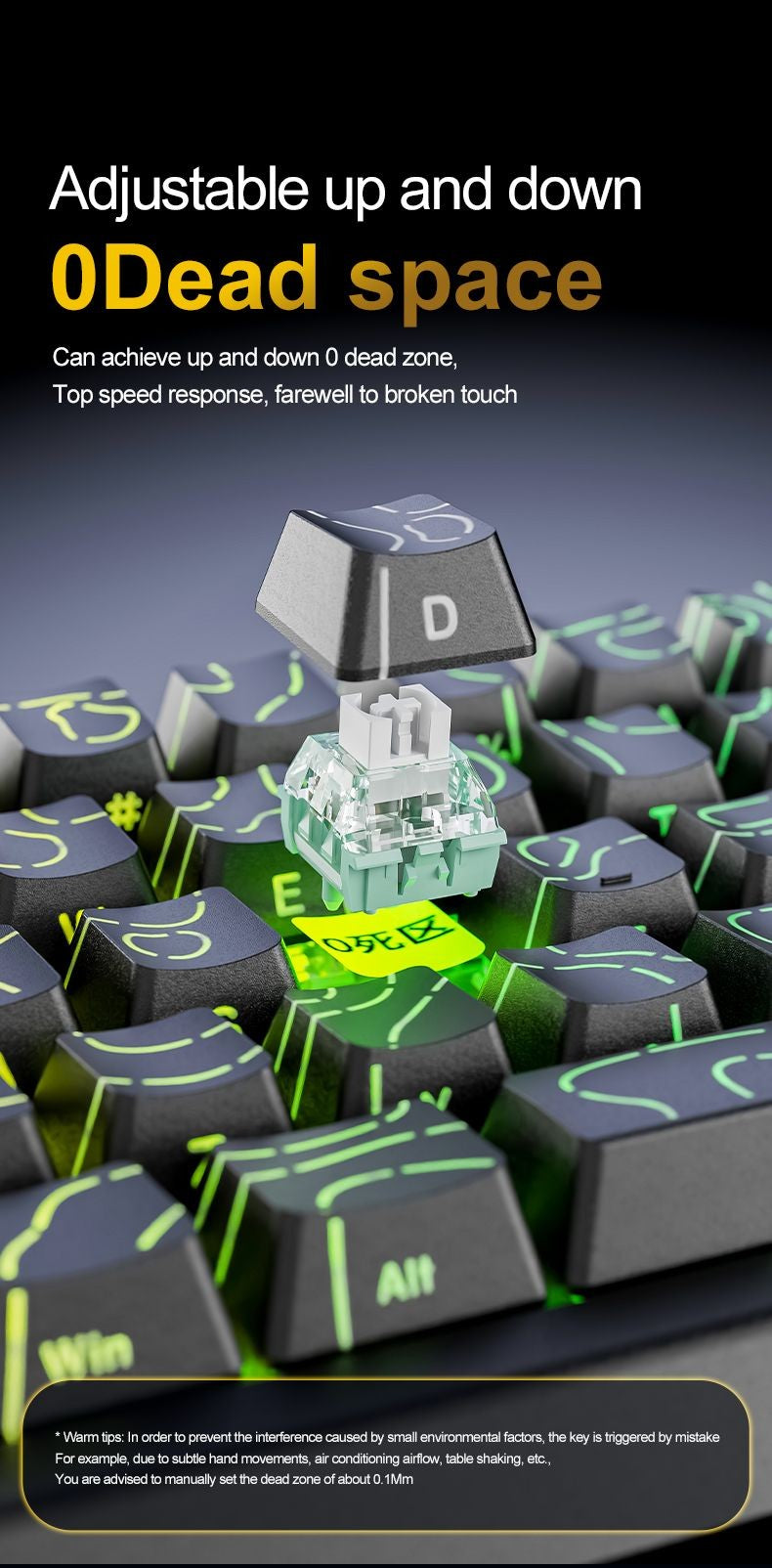 Teclado com Switch Magnético ATTACK SHARK X68HE Com Fio e FREEWOLF F68 Com Fio F68Pro Sem Fio para Jogos Profissionais 8K Hz 0,01mm Gatilho Rápido