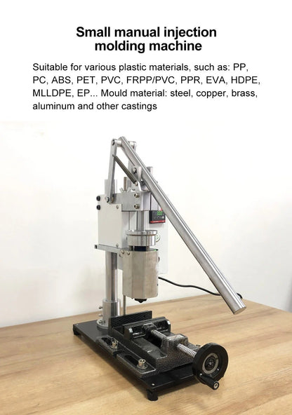 Vertical Small Manual Injection Molding Machine Desktop Plastic Molding Machine Injection Molding Machine for PVC PP PE ABS