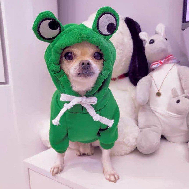 Roupas para Pets Cachorros Moletom com Capuz Fruta Casaco Quente Gato Suéter Fantasia de Inverno para Filhotes Cães de Pequeno Médio Grande Porte e Gatos