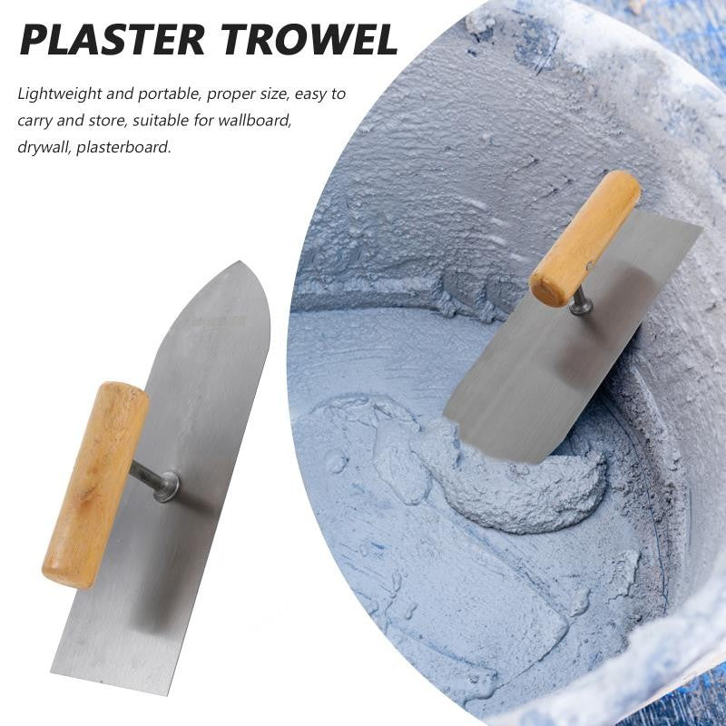 Espátula de 66 cm (26 polegadas) em Aço Inoxidável Resistente à Ferrugem com Ponta, Ferramenta de Alvenaria para Drywall, Cimento, Gesso e Acabamento Manual na Construção