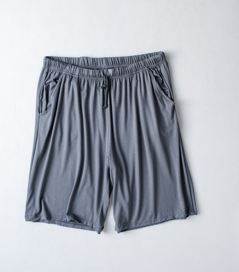 Modal Cotton Pajamas Suit Summer Men's Thin Loose Short-sleeved Shorts Nightwear Male Soft Breathable Homewear Sports Loungewear