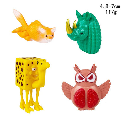 Boneco de brinquedo italiano Brainrot Tung Sahur Tralalero Tralala Figuras Bombardino Crocodilo Shimpanzini Bananini Decoração de modelo Boneca Presente