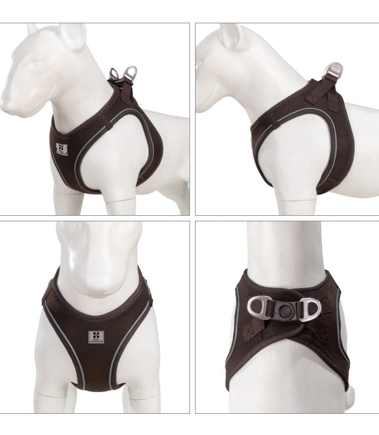 Dog Harness Leash Set for Small Medium Dog Adjustable Reflective Puppy Cat Harness pet Vest Chihuahua Dachshund Outdoor Walking
