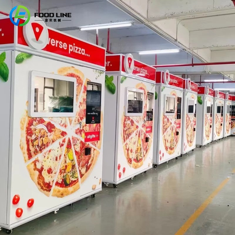 Outdoor Fully Automatic Factory Smart Touch Screen Pizza Vending Machine Wholesalers