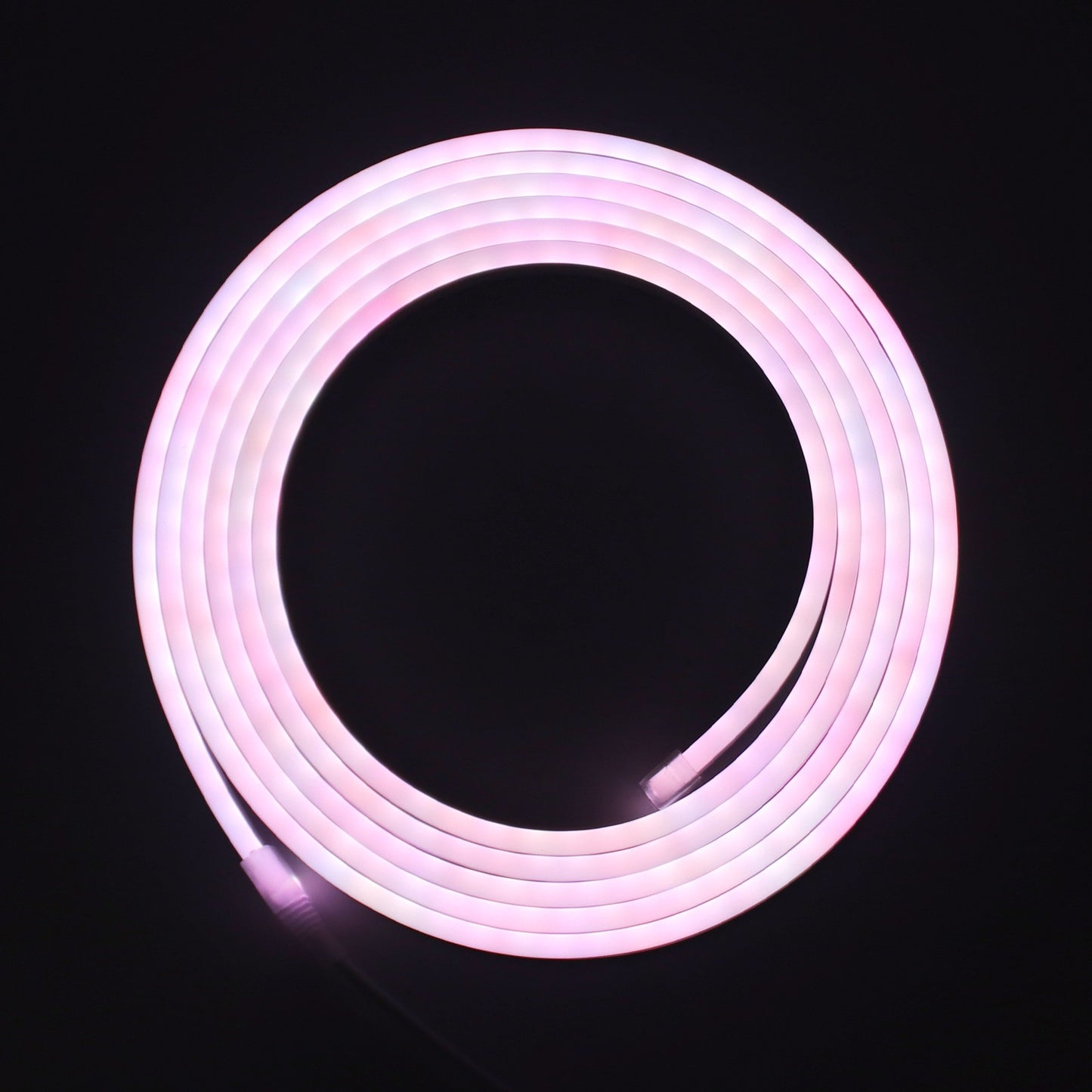 DC5V RGB LED Neon Light AA Battery Powered Bluetooth LED Strip SMD2835 IP65Waterproof Rating 108Leds/m With a remote control