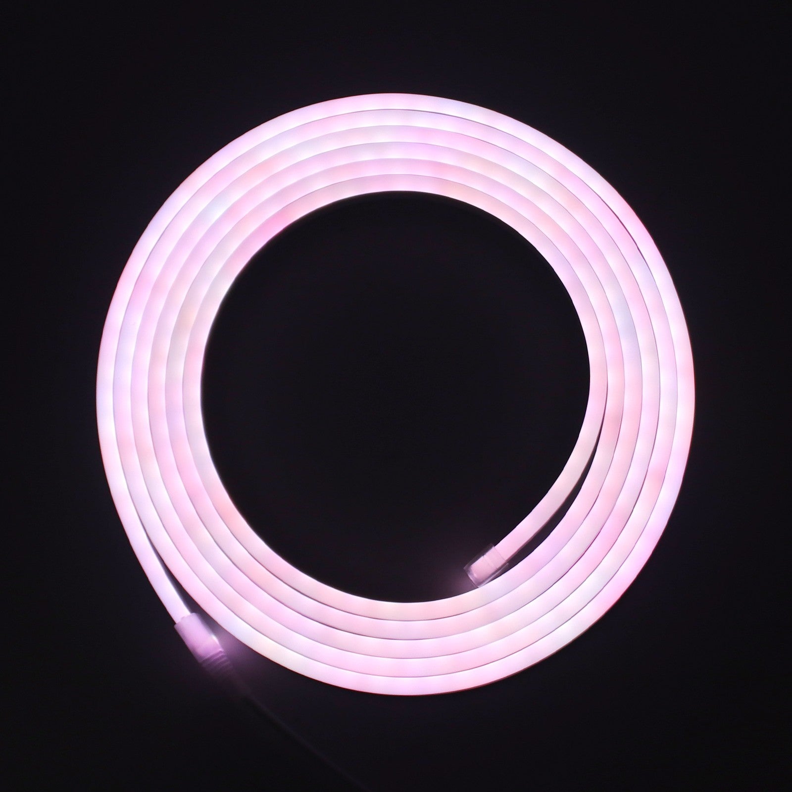 DC5V RGB LED Neon Light AA Battery Powered Bluetooth LED Strip SMD2835 IP65Waterproof Rating 108Leds/m With a remote control