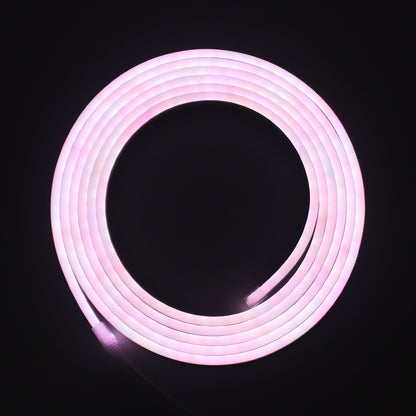 DC5V RGB LED Neon Light AA Battery Powered Bluetooth LED Strip SMD2835 IP65Waterproof Rating 108Leds/m With a remote control