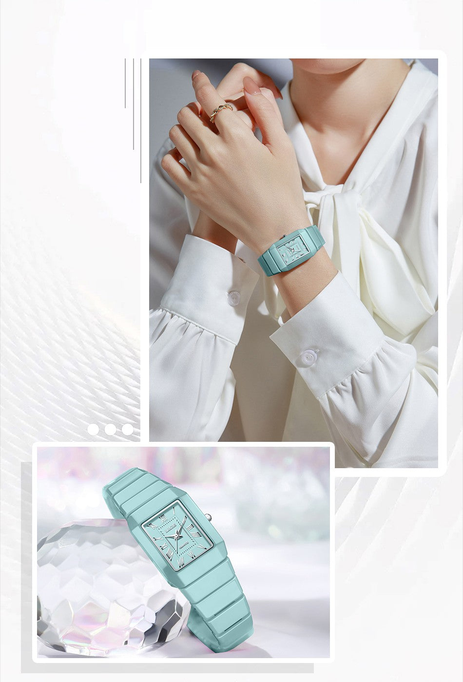 New Fashion LIGE Elegant Quartz Woman Watch Top Brand Luxury Ceramic Strap Waterproof Simple Dial Watches for Women Ladies Gifts
