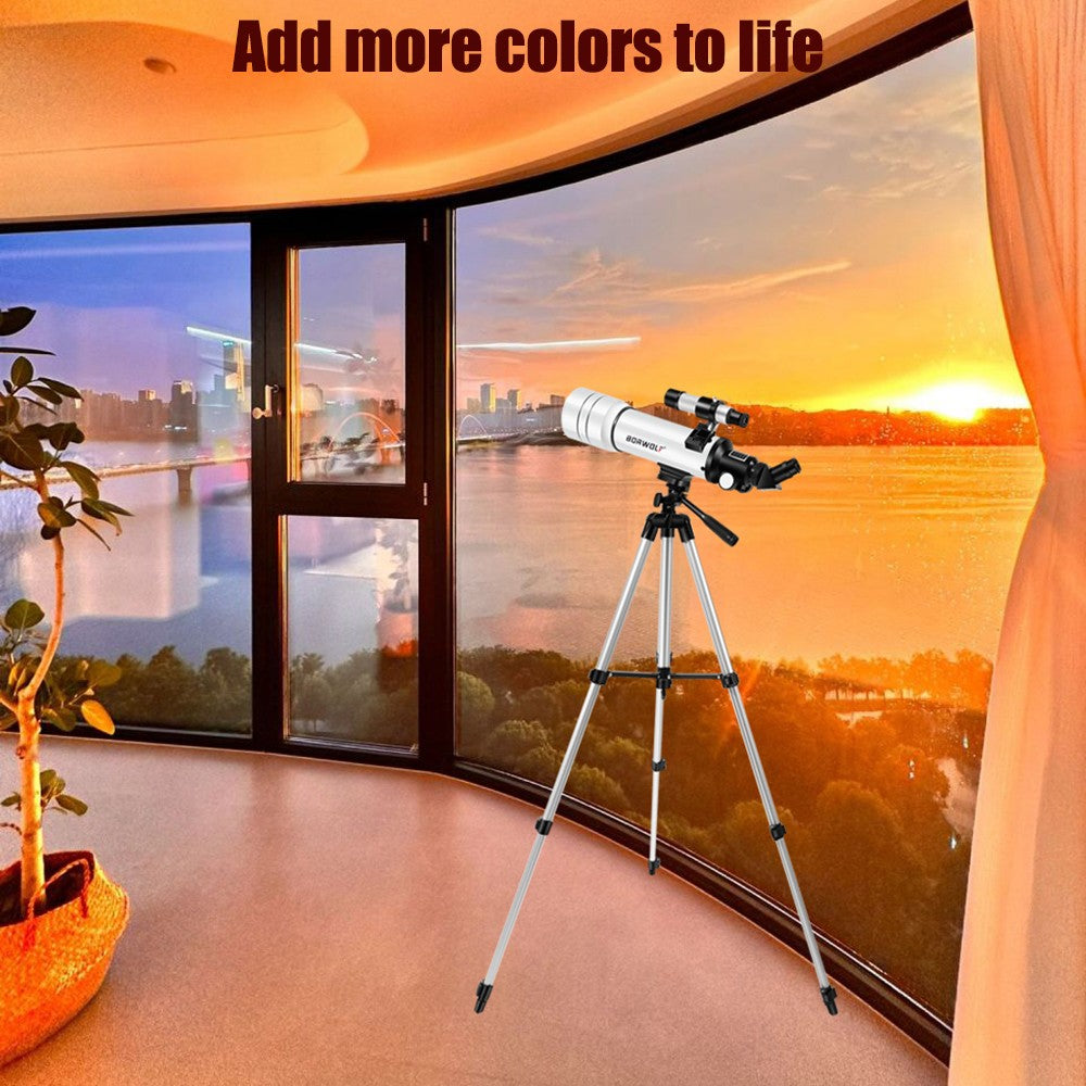 BORWOLF 70400 Professional High-definition Astronomical Telescope 333X To See The Moon and Stars Bird Watching Monocular