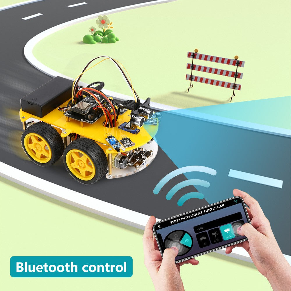 ESP32 Smart Robot Car Kit Carro de Controle Remoto para Projeto de Programação Arduino Kit de Codificação Científica de Educação STEM
