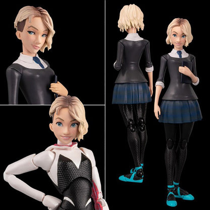 Action Figure Sv Action Homem-Aranha: Através do Aranhaverso Gwen Stacy Miles Morales Peter Parker Modelo Brinquedos