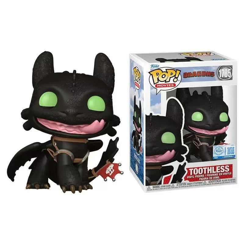 Bonecos de Ação Funko Pop Desdentado Como Treinar Seu Dragão, Figura de Anime, Decoração Colecionável, Modelo de Edição Limitada, Brinquedos, Presentes