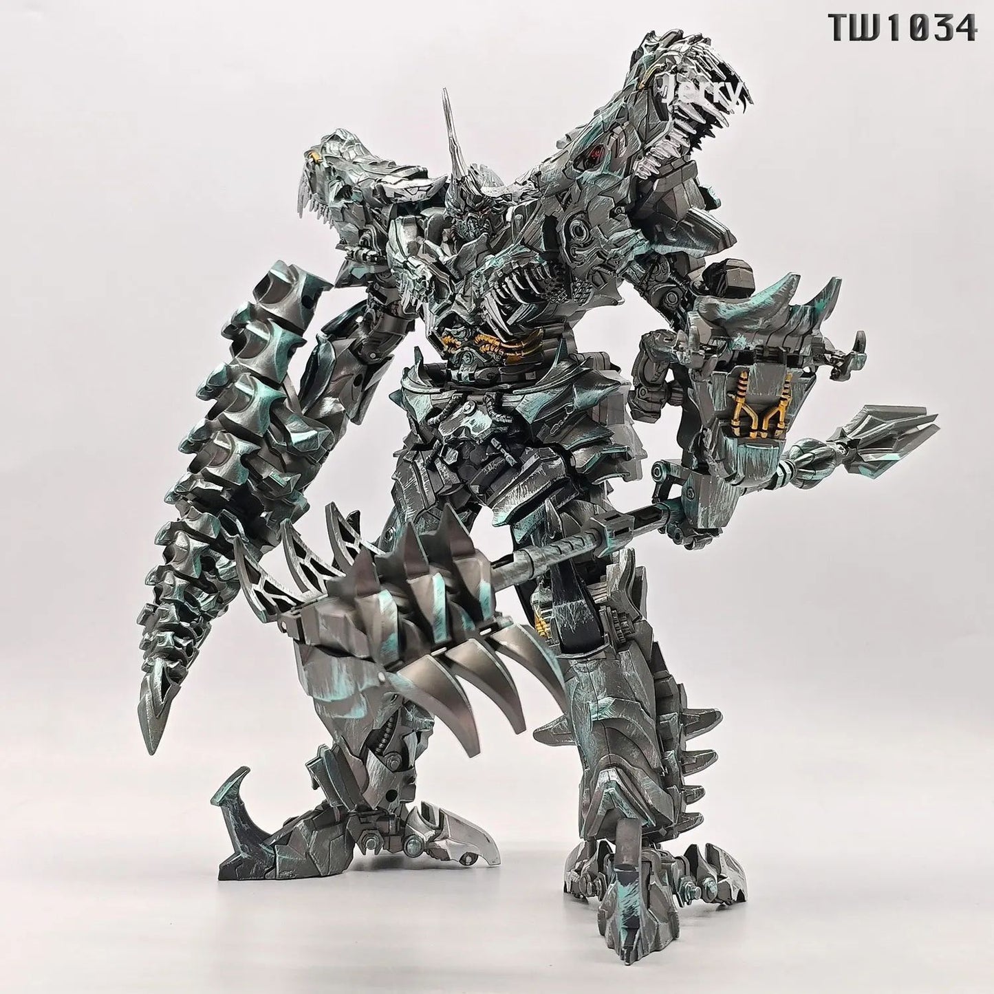 BAIWEI Transformation TW1034 TW-1034 24cm Grimlock KO SS07 Action Figure Dinossauro Lorde Líder Brinquedo Coleção Presentes